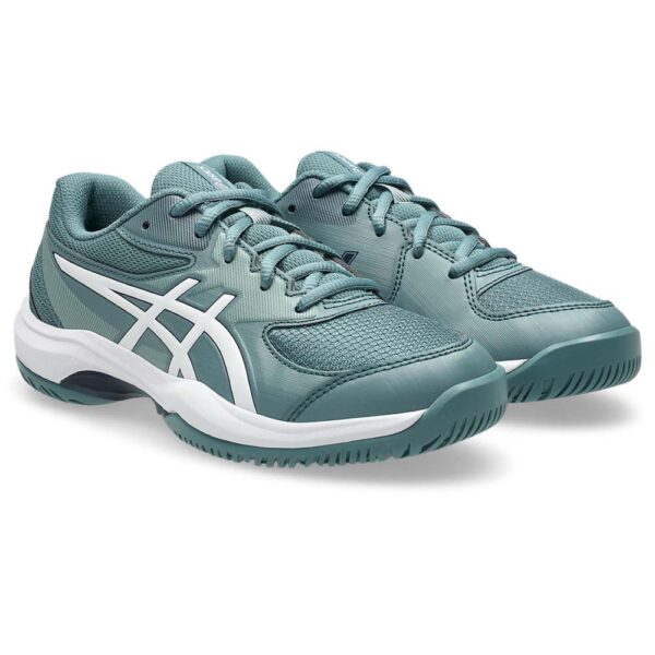 Asics Junior Gel-Game GS All Court Shoe (Foggy Teal/White) 2026