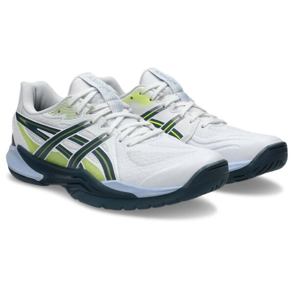 Asics Mens Powerbreak FF Indoor Shoe (White/Raw Indigo) 2026