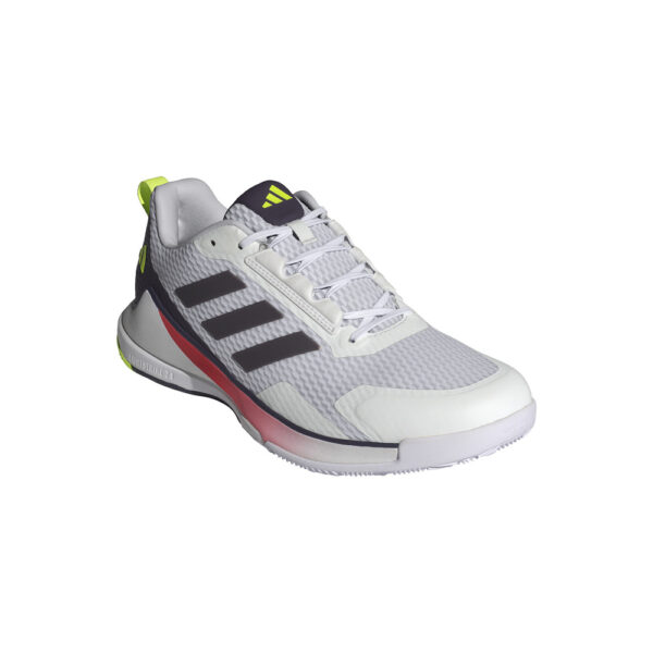 Adidas Mens Novaflight 2 Indoor Court Shoes (White/Red)