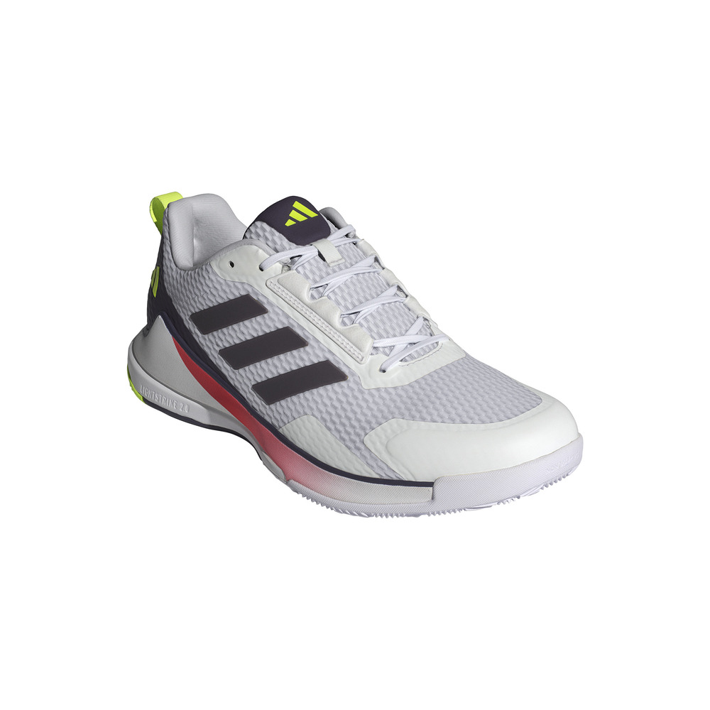 Adidas Mens Novaflight 2 Indoor Court Shoes (White/Red)