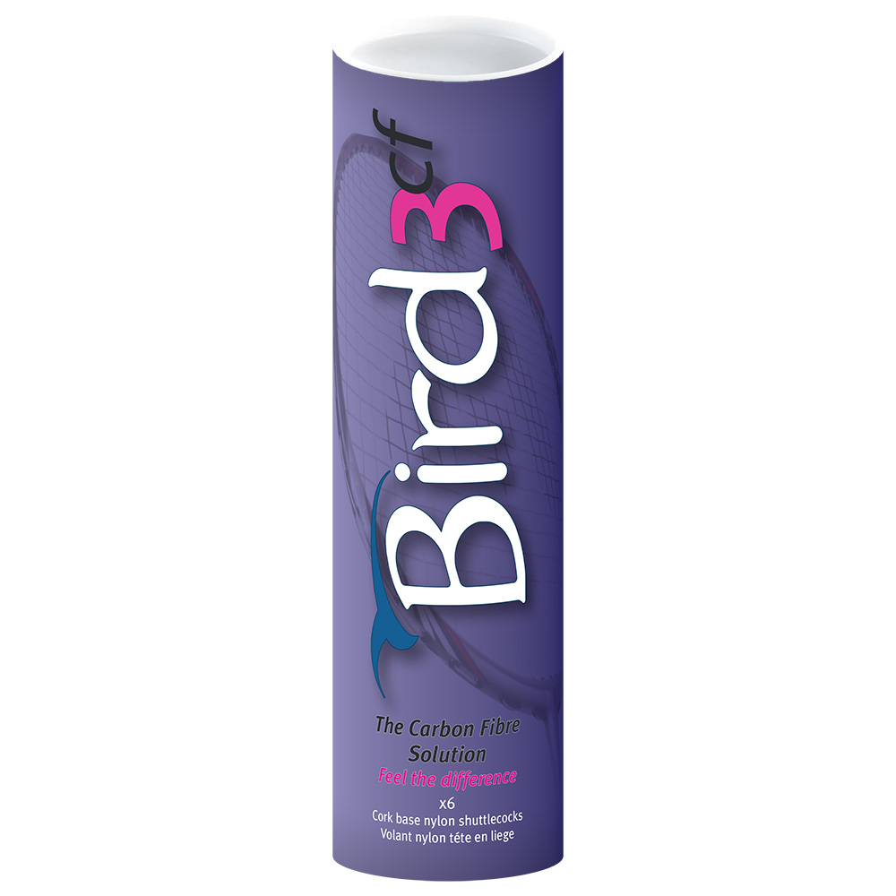 Bird 3 CF Synthetic Shuttle (Tube of 6)
