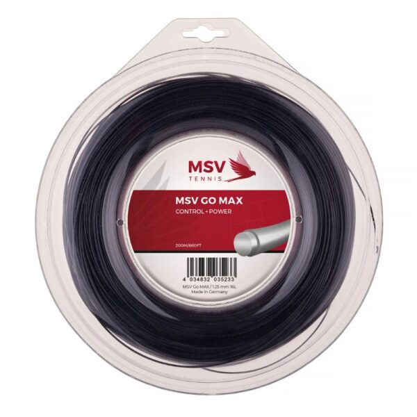 MSV Go Max (Black) 200m Reel