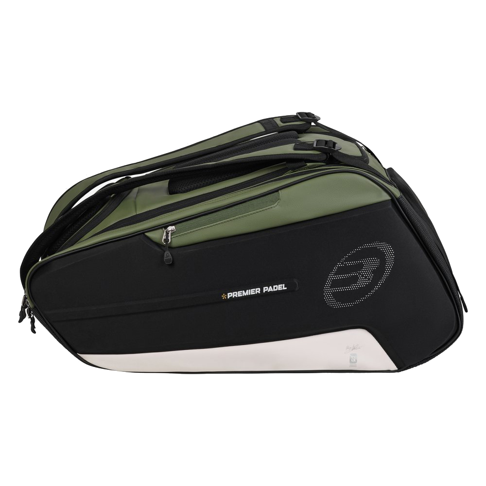 Bullpadel Hack Premier Padel Racket Bag (Black/Khaki) 2026