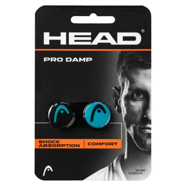 Head Pro Damp Vibration Dampener (2 Pack) - Black/Blue