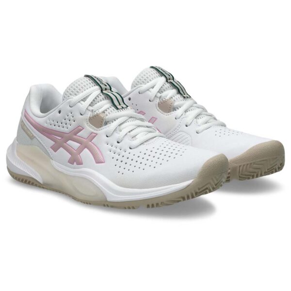 Asics Womens Gel-Challenger 15 Padel Shoe (White/Bubblegum) 2026
