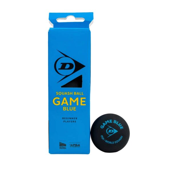 Dunlop Game Blue Dot Squash Ball (3 Tube)