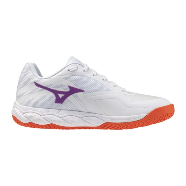 Mizuno Womens Wave Enforce Court 2 All Court Shoe (White/Dahlia/Sunstone) 2026