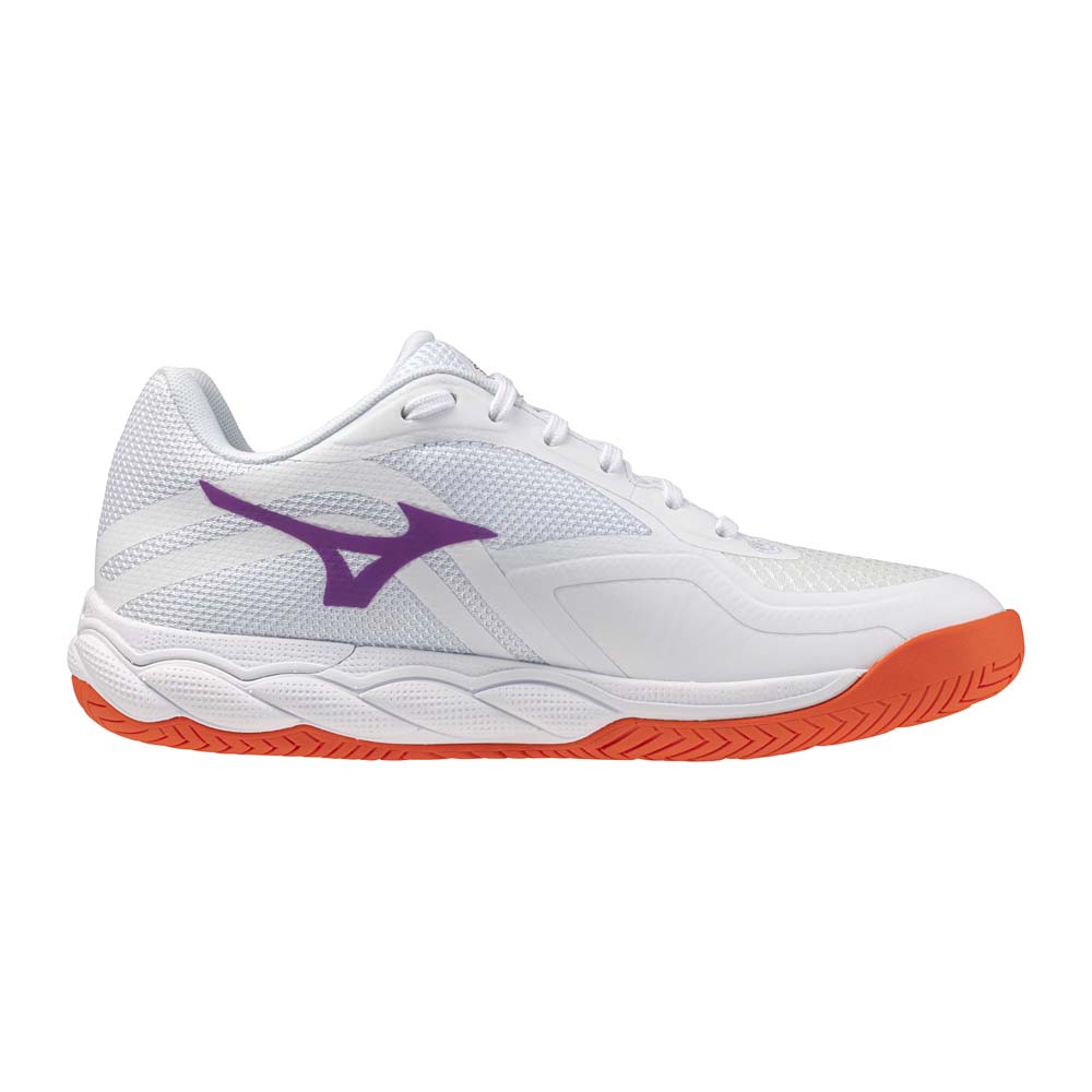 Mizuno Womens Wave Enforce Court 2 All Court Shoe (White/Dahlia/Sunstone) 2026