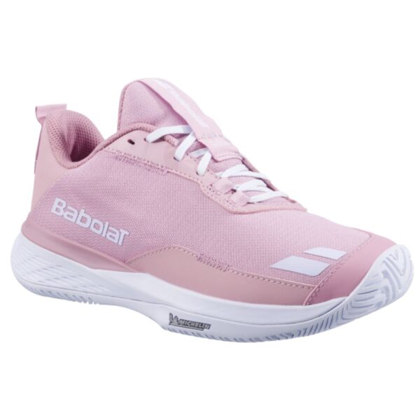 Babolat Womens SFX Evo All Court Tennis Shoes (Gold Pink) 2026