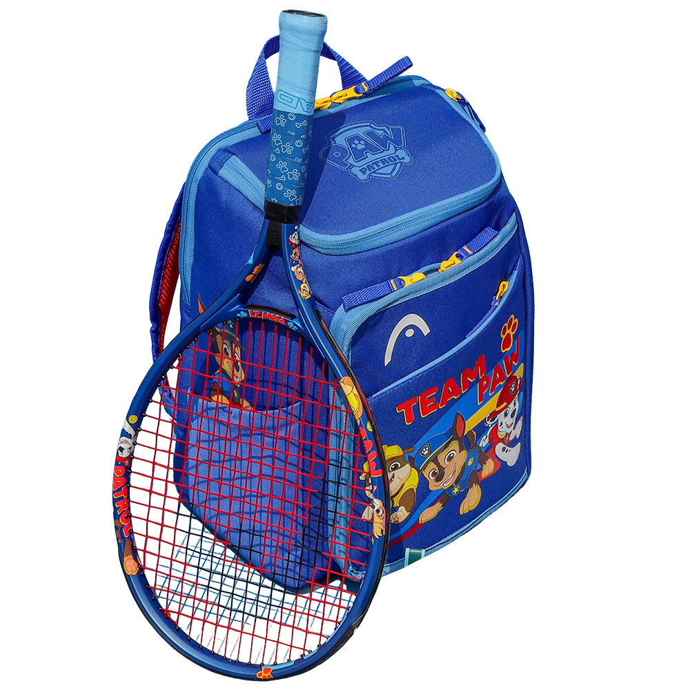 Head Paw Patrol Junior Racket and Backpack Bundle (Blue)