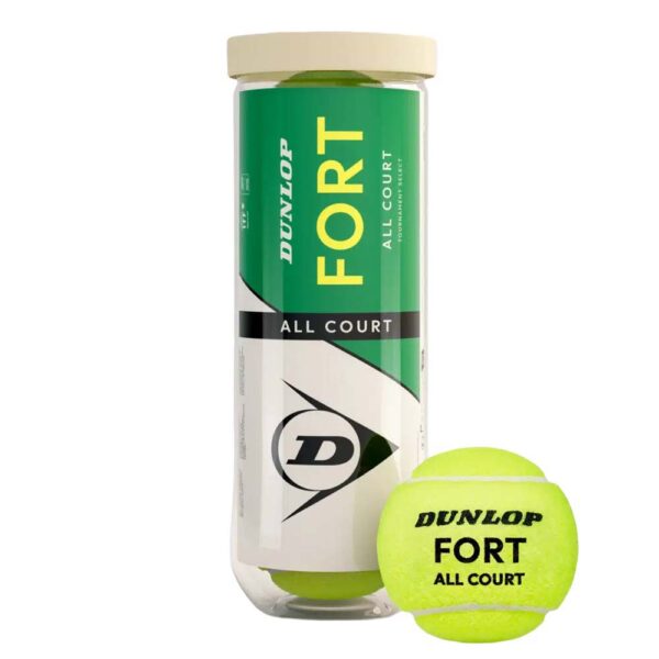 Dunlop Fort All Court Tournament Select (Dozen) - 3 Balls