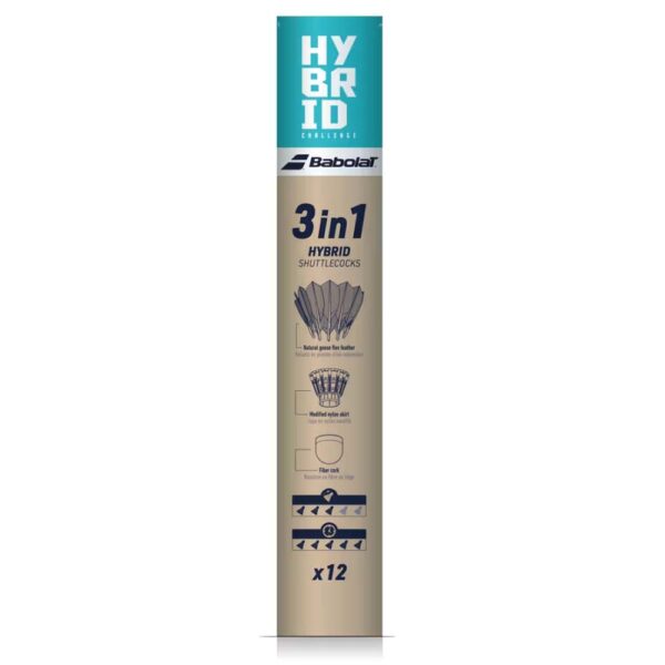 Babolat Hybrid Shuttlecocks (Dozen)