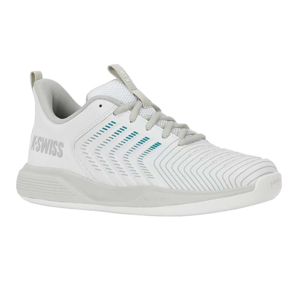K-Swiss Womens Ultrashot Light Carpet Tennis Shoes (White/Dawn Blue/Baltic) 2026