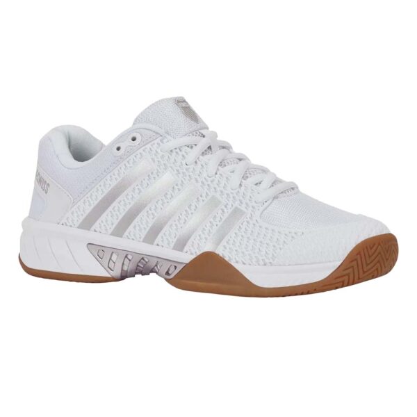 K-Swiss Womens Express Light Indoor Shoes (White/Rose Gold) 2026