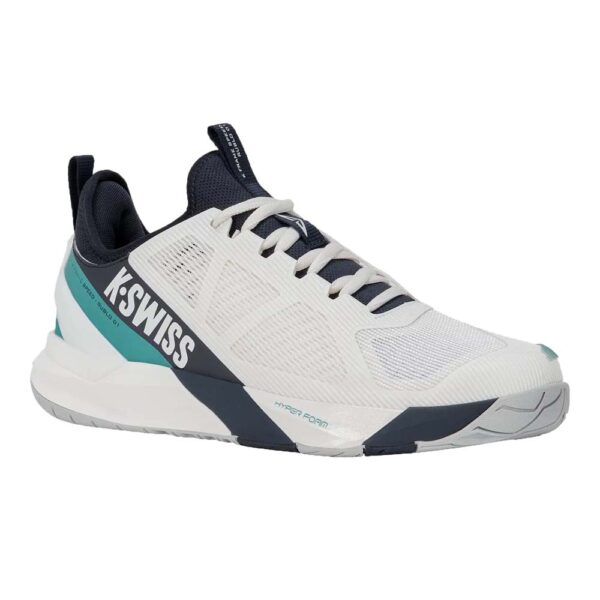 K-Swiss Mens K-Frame Speed Rublo All Court Shoes (White/Carbon/Baltic) 2026
