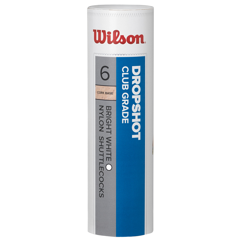 Wilson Dropshot Nylon Shuttlecock (6 Tube)