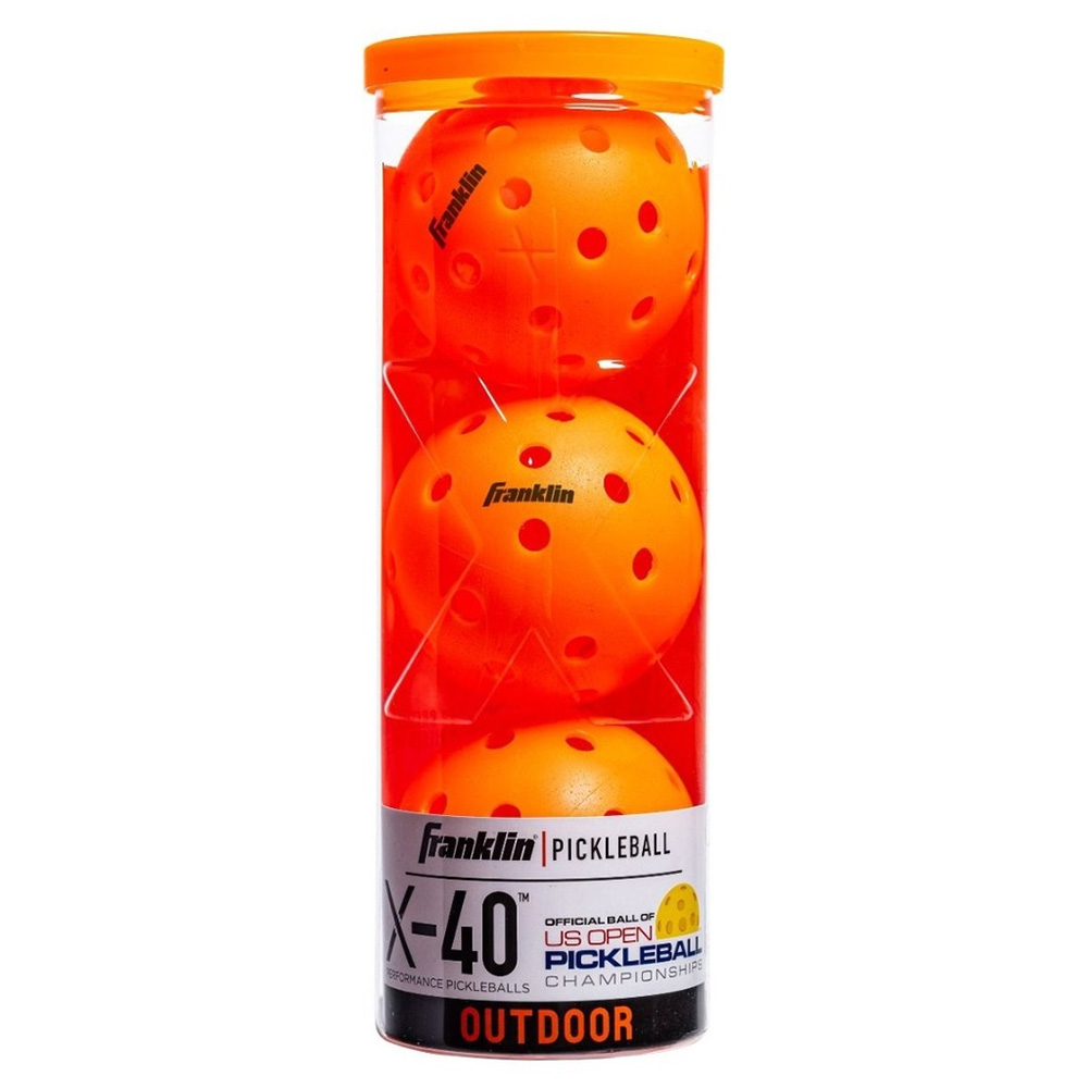 Franklin Outdoor X-40 Pickleball Ball (3 Ball Tube)