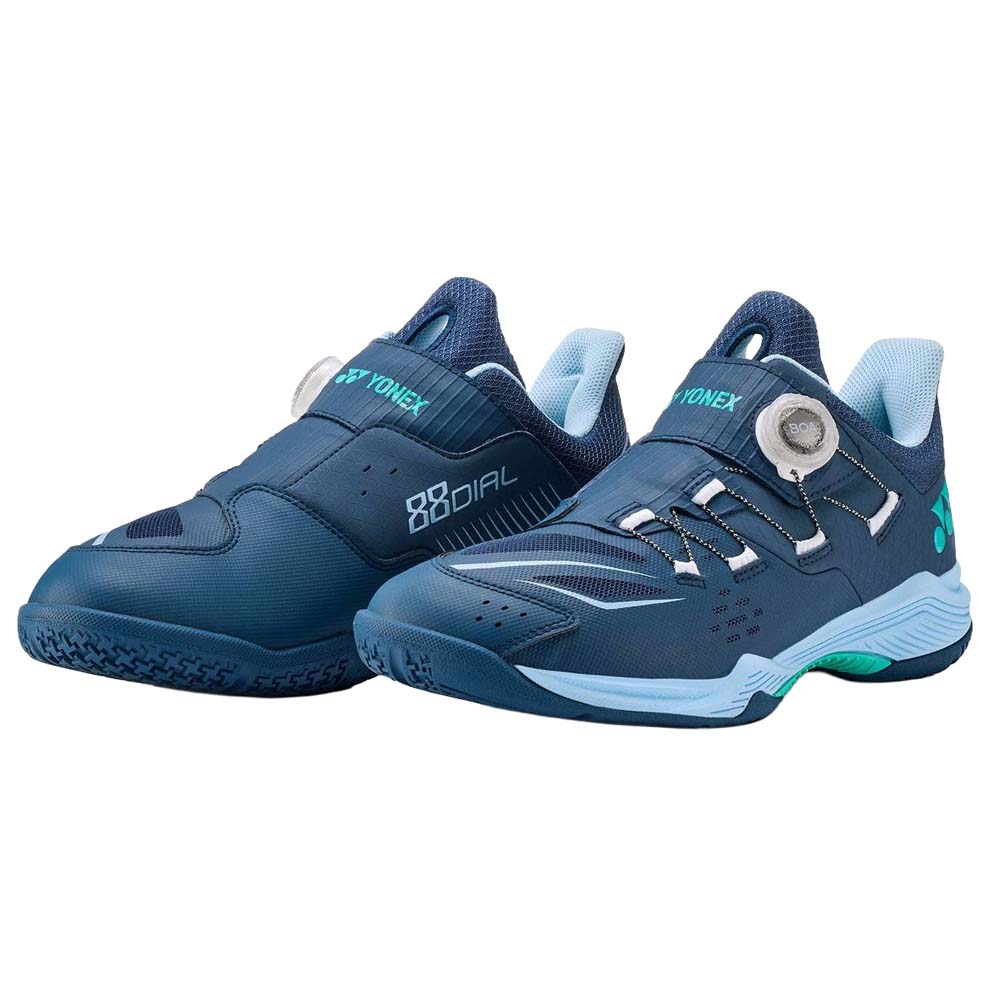 Yonex Unisex Wide Power Cushion 88 Dial Indoor Shoes (Navy/White) 2026
