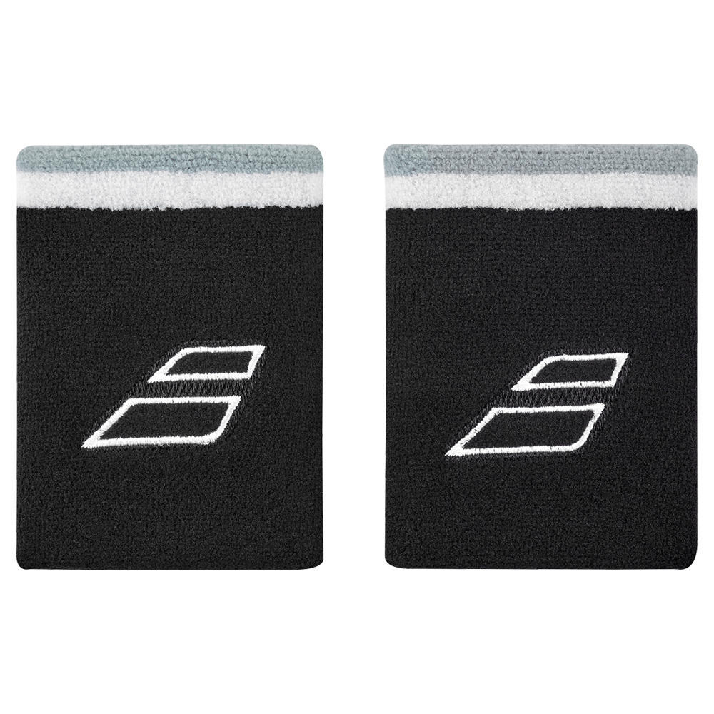 Babolat Terry Jumbo Wristband (Black/White)