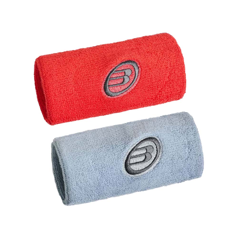 Bullpadel Wristband 2 Pack (Lava/Grey)