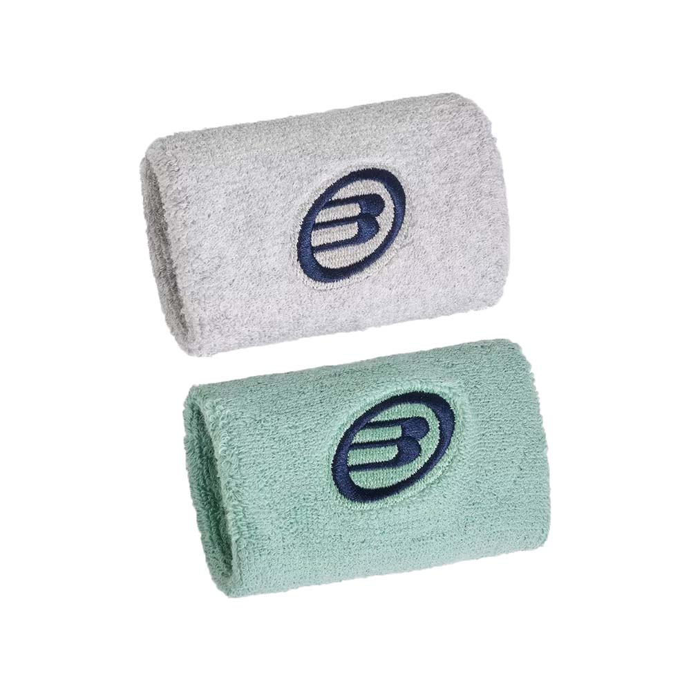 Bullpadel Wristband 2 Pack (Jade/Grey)